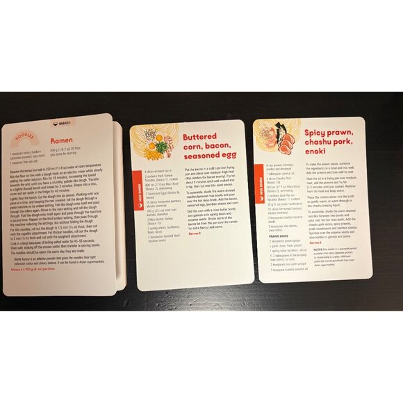 Ramen 101 Recipe Card Deck 28 Ramen Recipes With Bases & Toppings Smith Street G - Picture 6 of 7